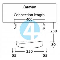 Corsair 350SA Caravanvoortent