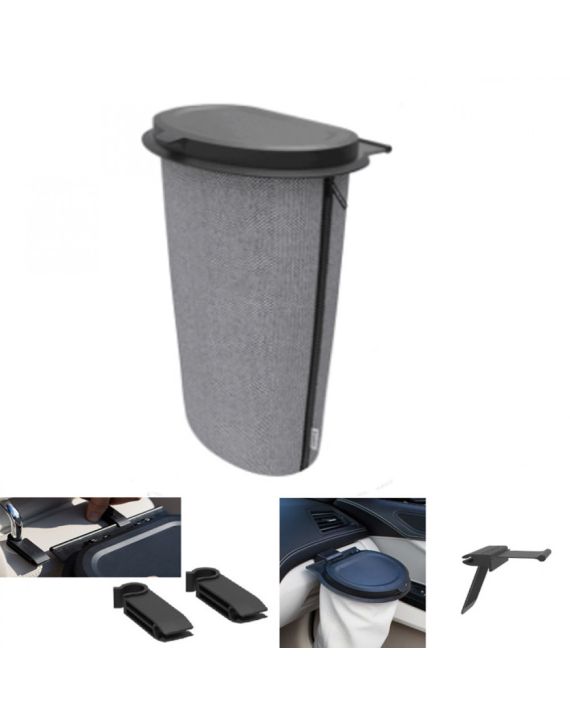 Flextrash Afvalbak Auto L 9L Graceful Grey Set