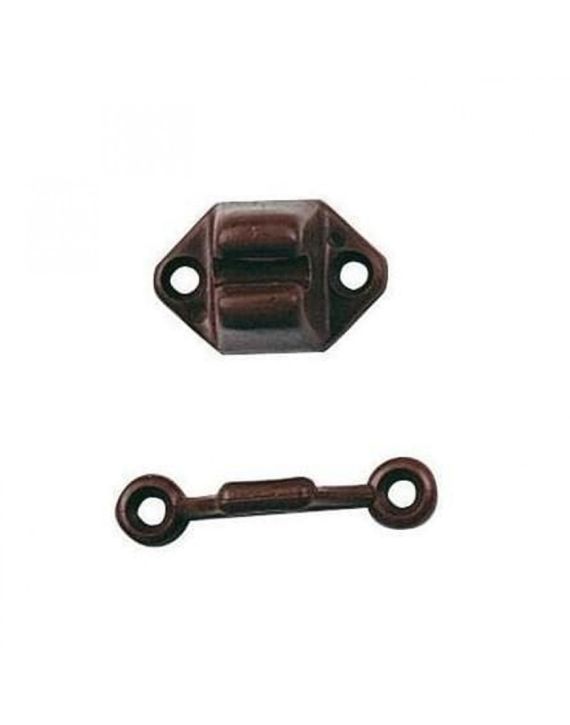 Deurvanger 2-delig Bruin