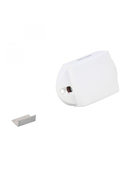 Drukknopslot Spanjolet Eenzijdig Bedienbaar Wit