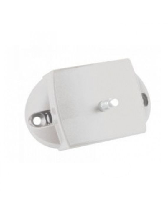 Drukknopslot Spanjolet Tweezijdig Bedienbaar Wit