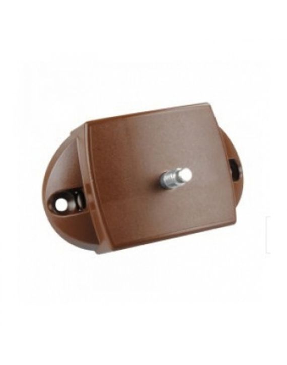 Drukknopslot Spanjolet Tweezijdig Bedienbaar Bruin