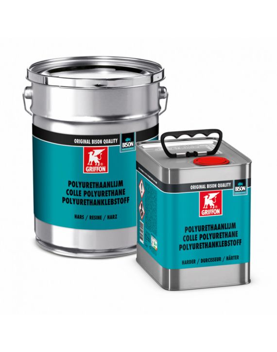 Bison Polyurethaanlijm 15kg+Verharder 2.5kg