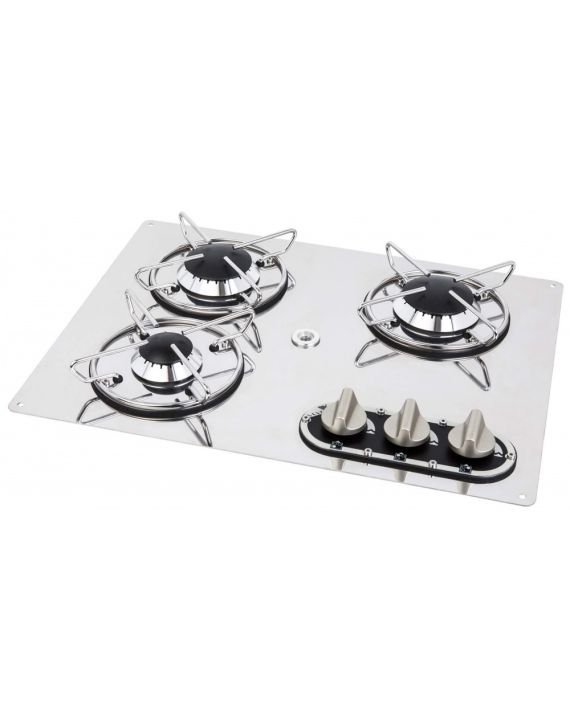 Navy Load Kookplaat RVS 3-Pits 470x360