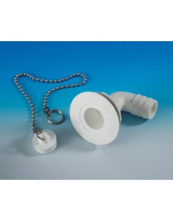 Afvoerplug Haaks 25mm Compleet