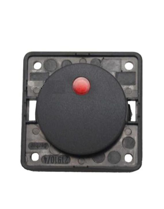 Berker Aan/Uitschakelaar Flow/Pure met Lampje Inbouw Antraciet Mat 12V