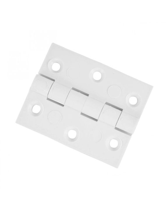 MPK Kunststof Scharnier 50x50mm Wit