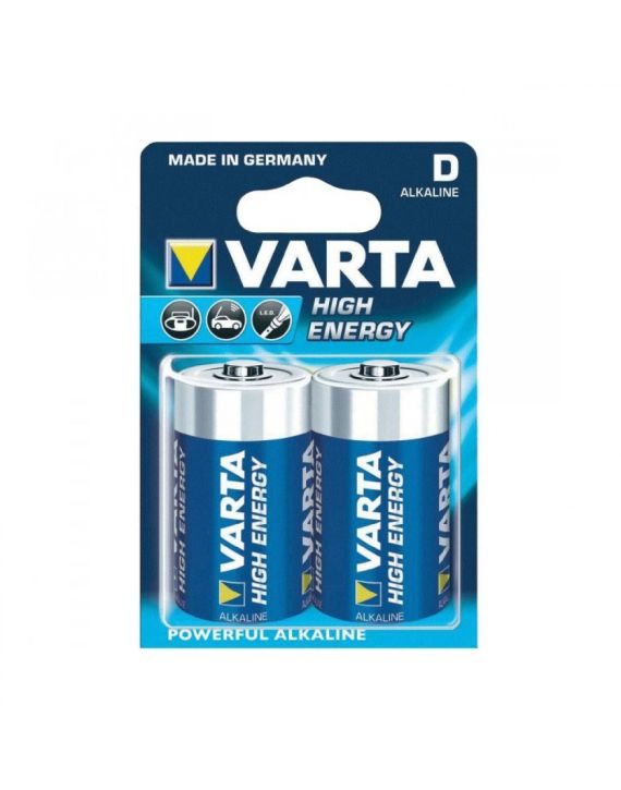 Varta High Energy Alkaline Batterij D-Cel LR20 2st.