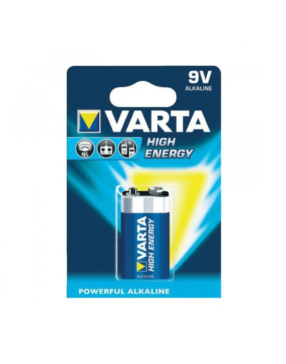 Varta High Energy Alkaline Batterij 9 Volt