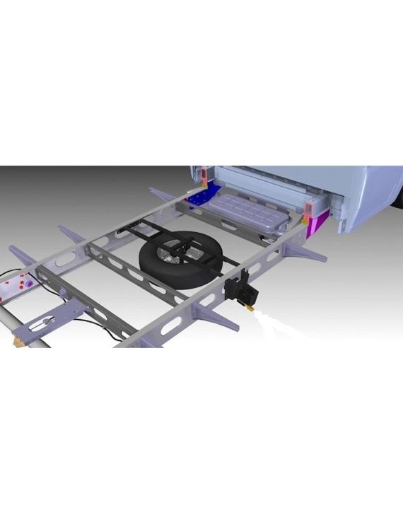 AL-KO Reservewielhouder AMC Chassis