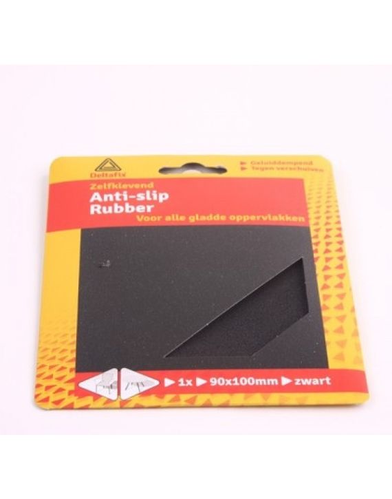 Deltafix Anti-Sliprubber 90x100mm Zwart