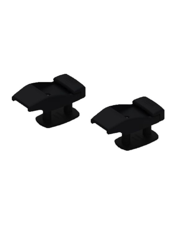 Fiamma Wall Brackets Plastic Deep Black 2st.