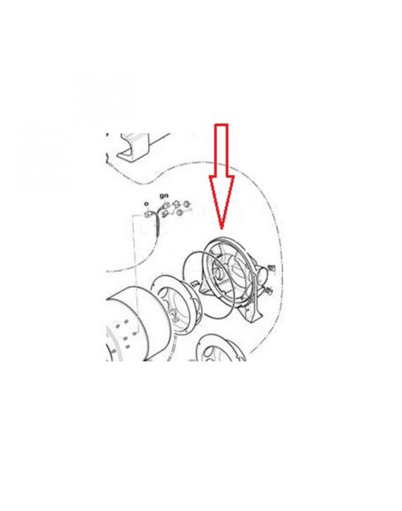 (33)Warmeluchtverdeler compleet.