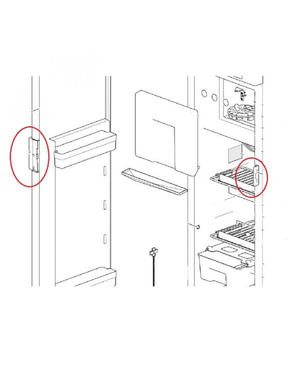 Thetford Deurhendel N3141/N3142