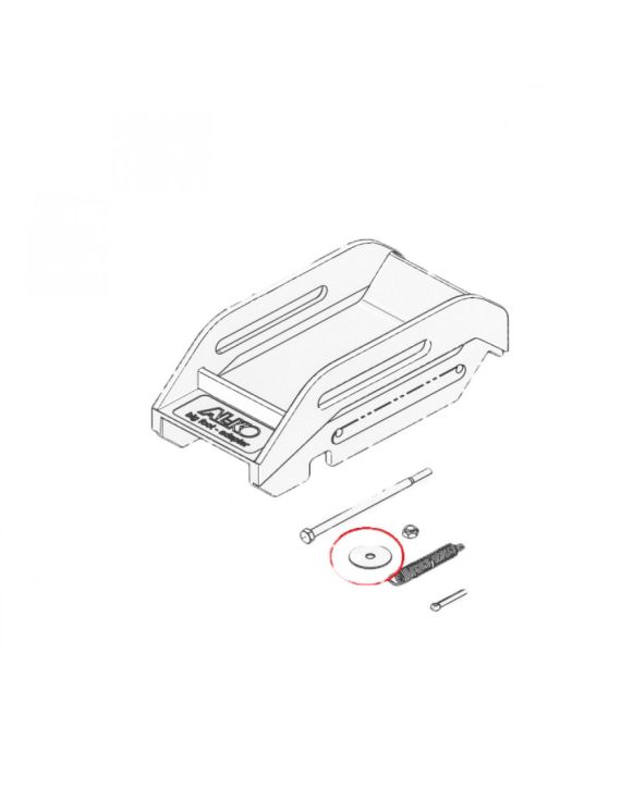AL-KO Big Foot Opvulring 6.4x30x1.25mm A2-70