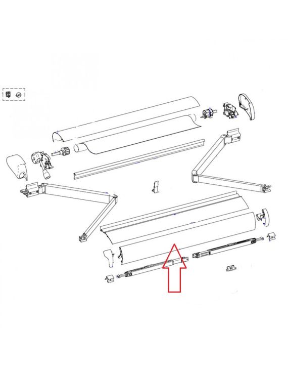 Lead profile 6900 5,50M Geanodiseerd