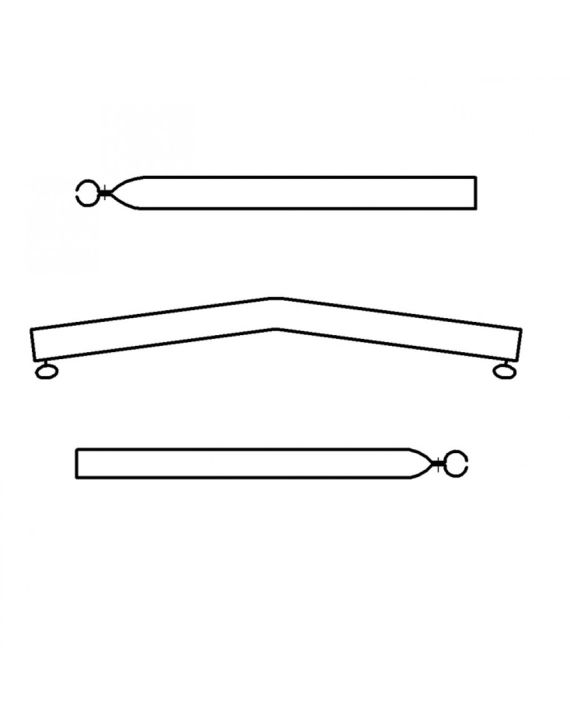 Campking Daksteun gebogen 22/19mm 170-250 Premium