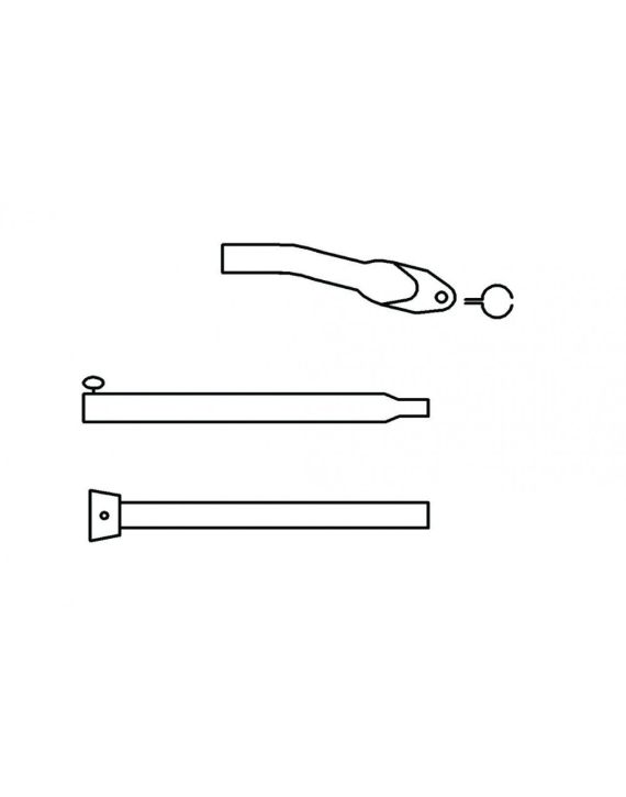 Campking Aandrukstang 22/19 mm Premium