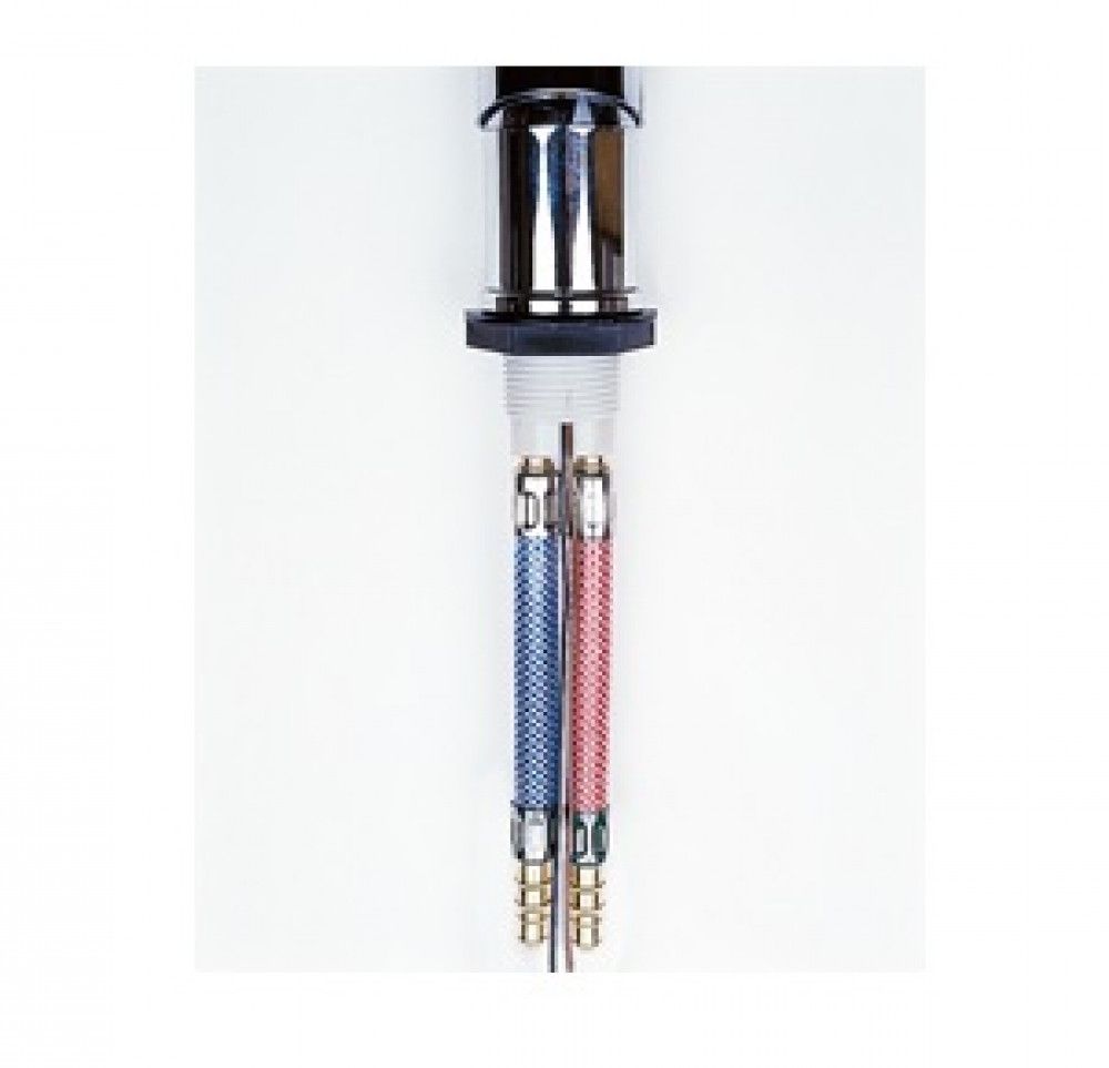 Reich Flexibele Aansluiting Warm Water Rood